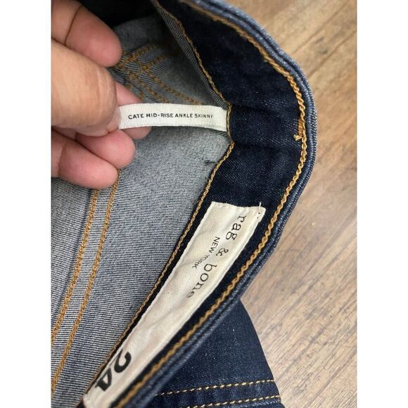 Rag & Bone Cate Mid-Rise Ankle Skinny Jeans - Picture 10 of 12